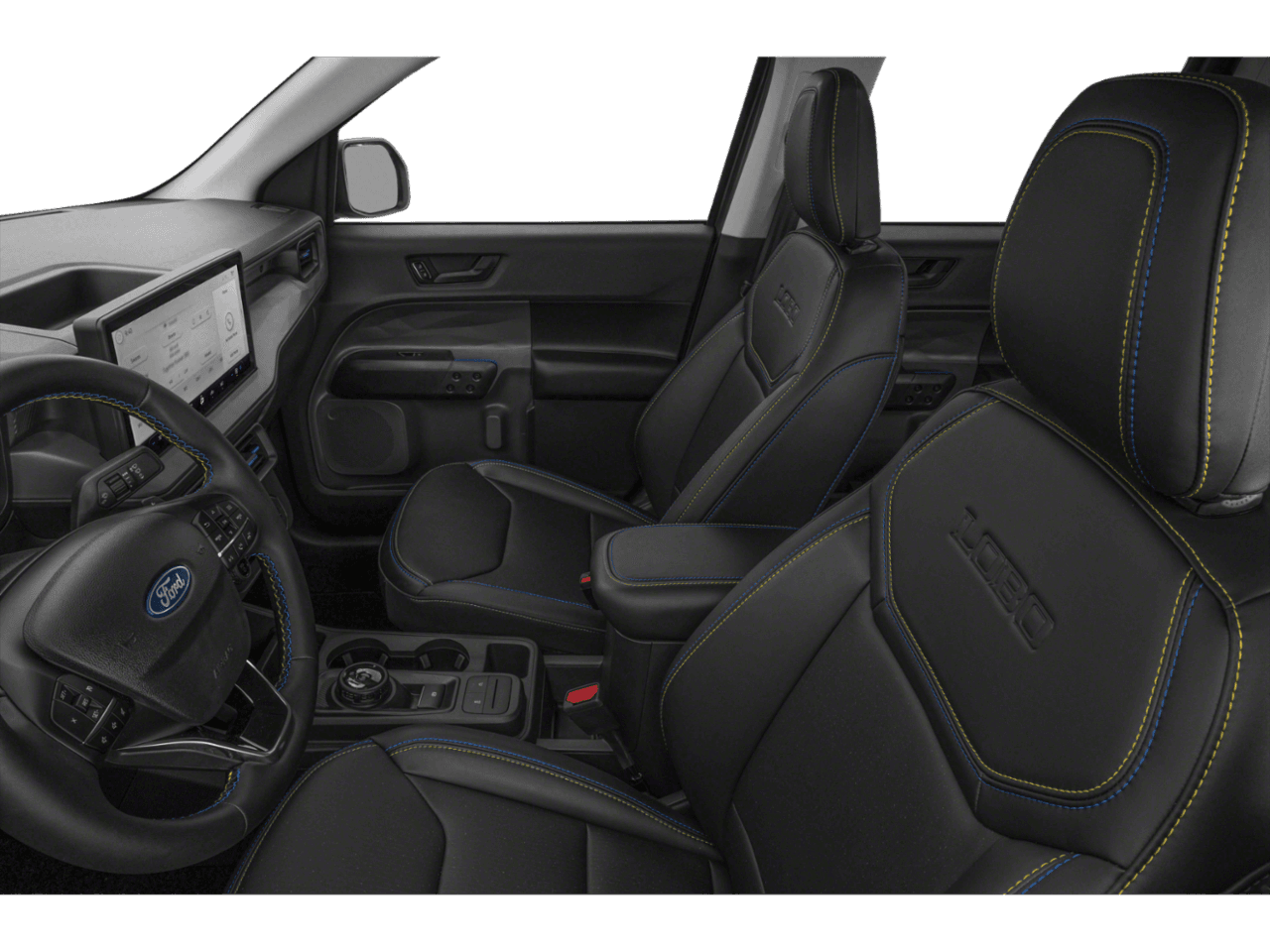 2026 Ford Maverick Lobo Standard - Interior Driver's Side with Door Open, Front Seat Feature