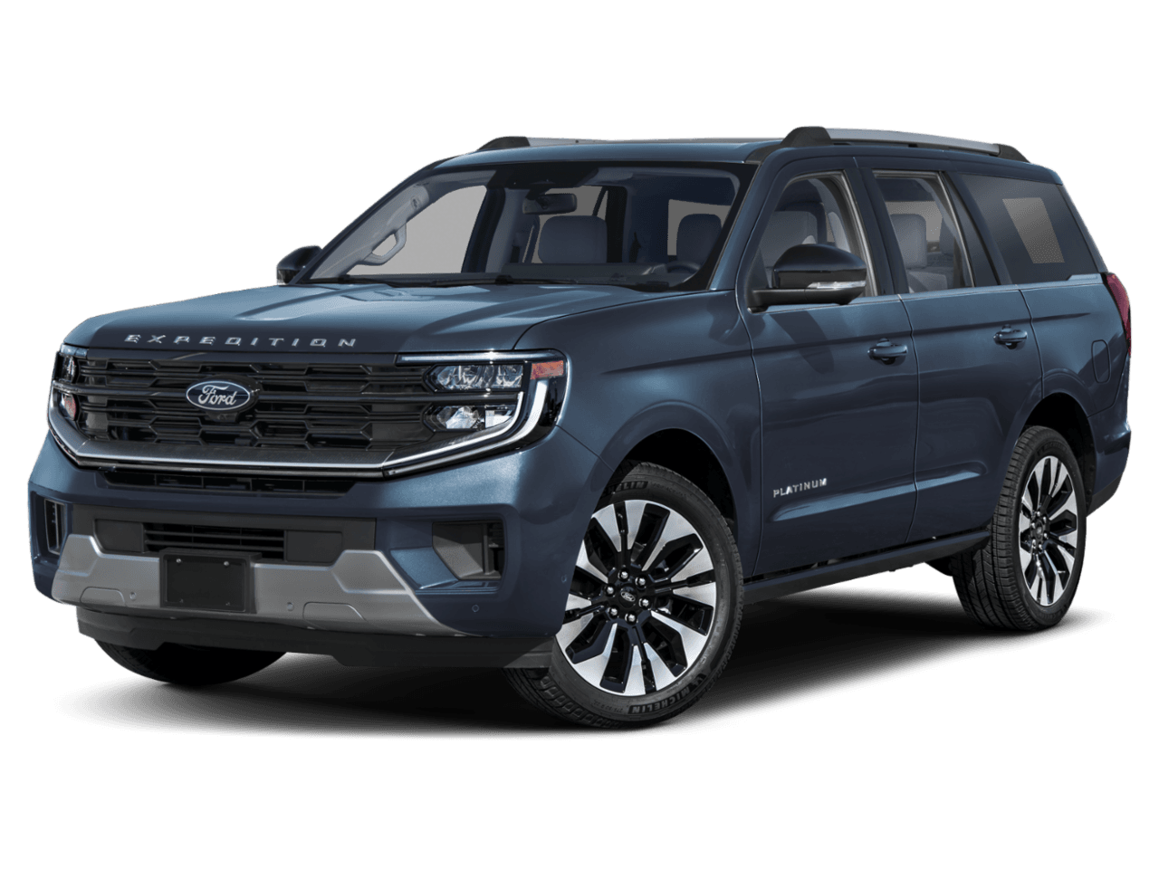 2026 Ford Expedition Platinum - Front 3/4, facing to the left
