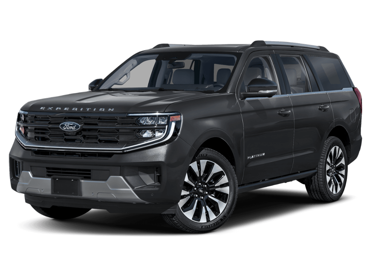 2026 Ford Expedition Platinum - Front 3/4, facing to the left
