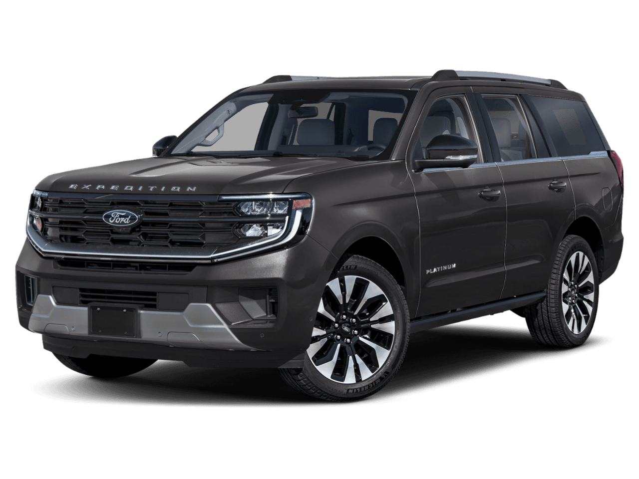 2026 Ford Expedition Platinum - Front 3/4, facing to the left