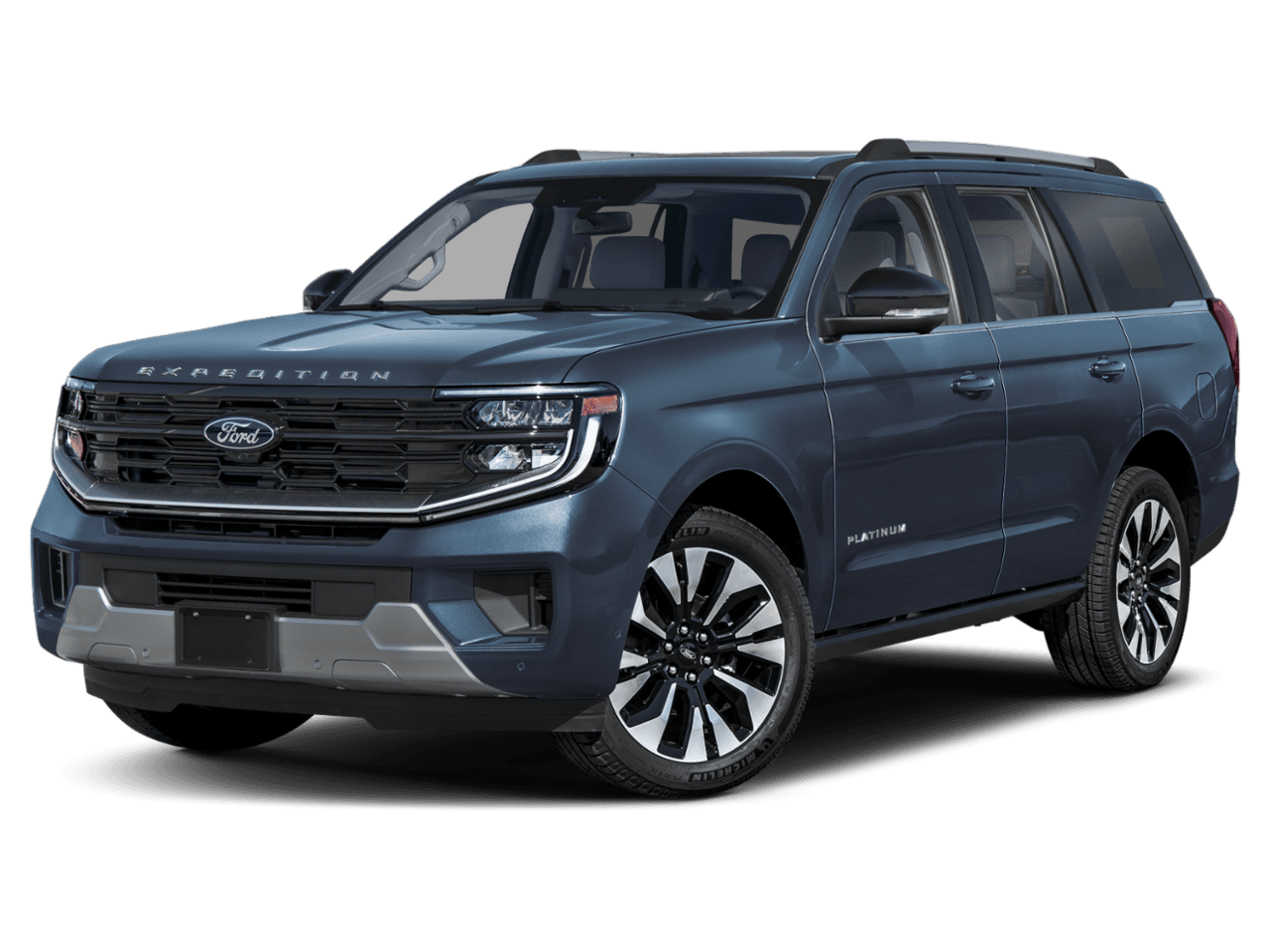 2026 Ford Expedition Platinum - Front 3/4, facing to the left