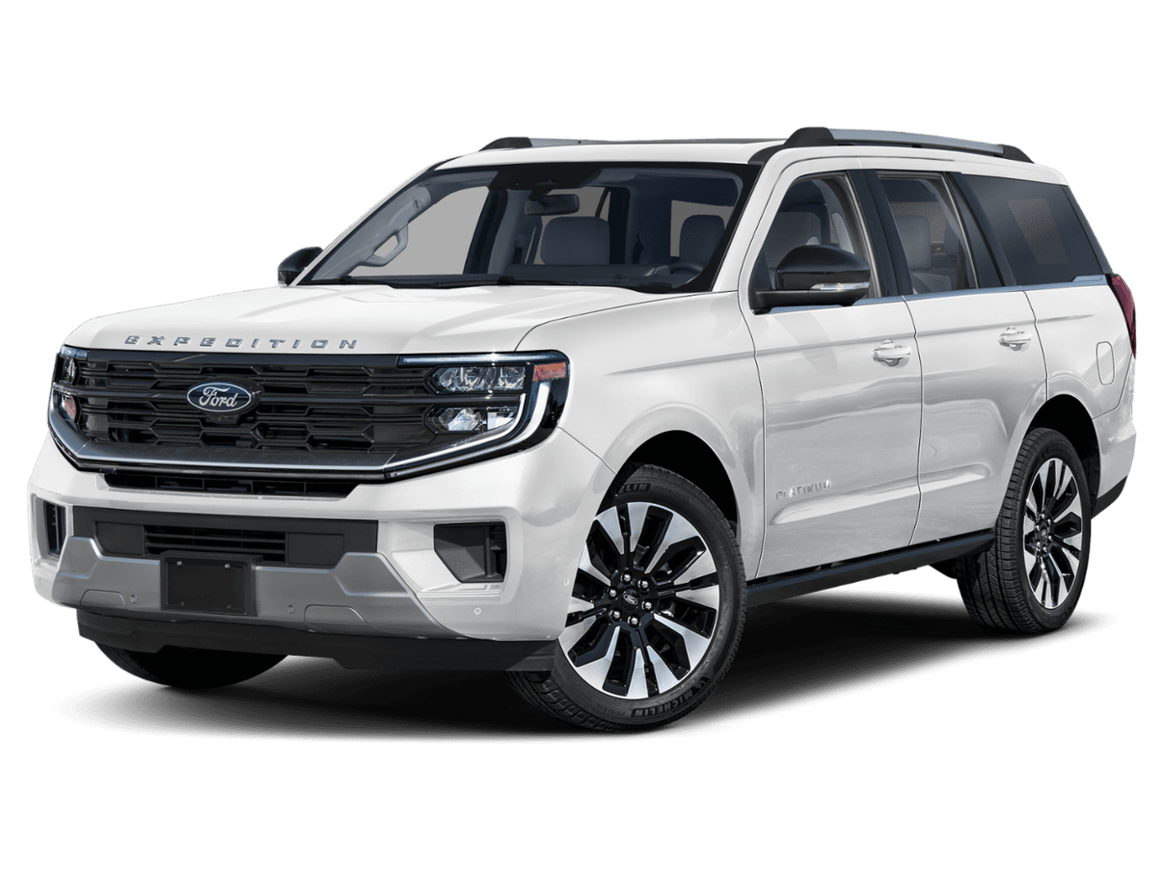 2026 Ford Expedition Platinum - Front 3/4, facing to the left