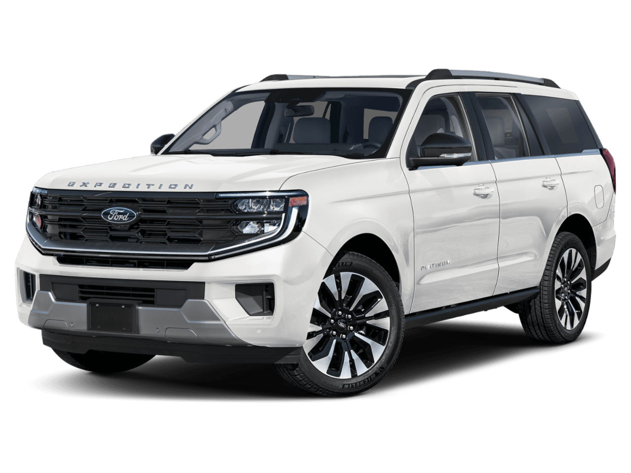 2026 Ford Expedition Platinum - Front 3/4, facing to the left