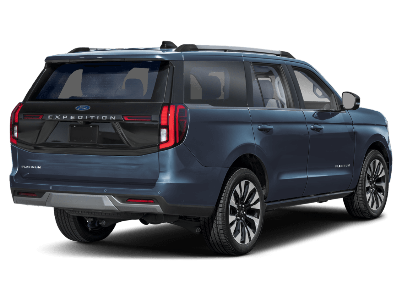 2026 Ford Expedition Platinum - Rear 3/4, facing to the right