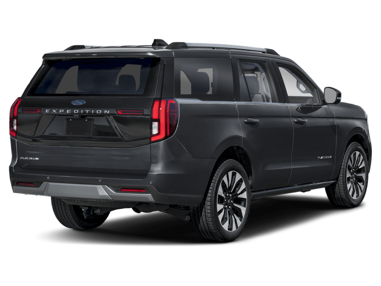2026 Ford Expedition Platinum - Rear 3/4, facing to the right