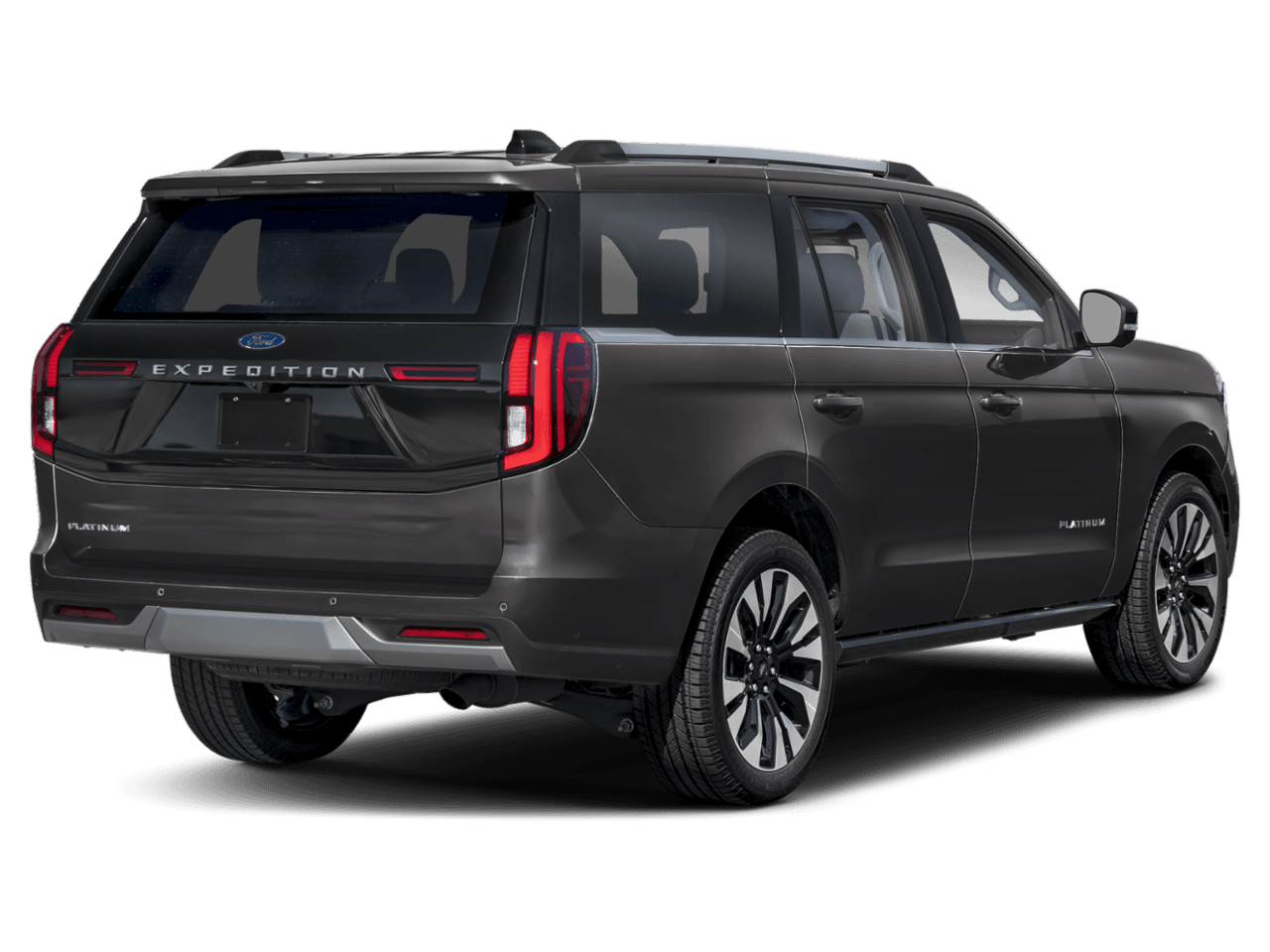 2026 Ford Expedition Platinum - Rear 3/4, facing to the right