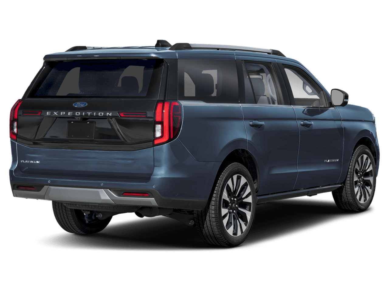 2026 Ford Expedition Platinum - Rear 3/4, facing to the right