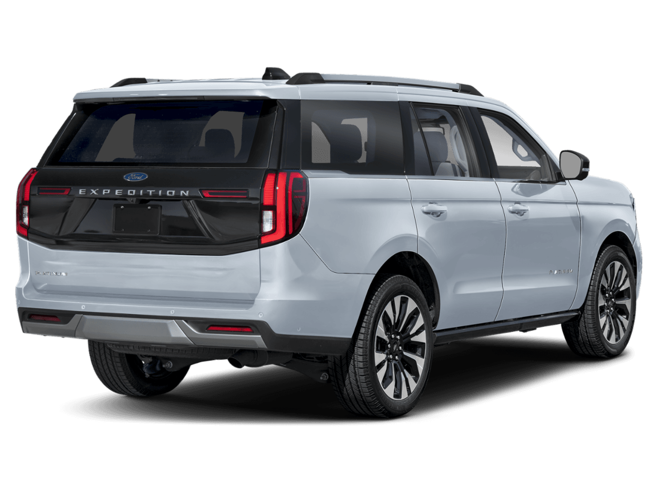2026 Ford Expedition Platinum - Rear 3/4, facing to the right