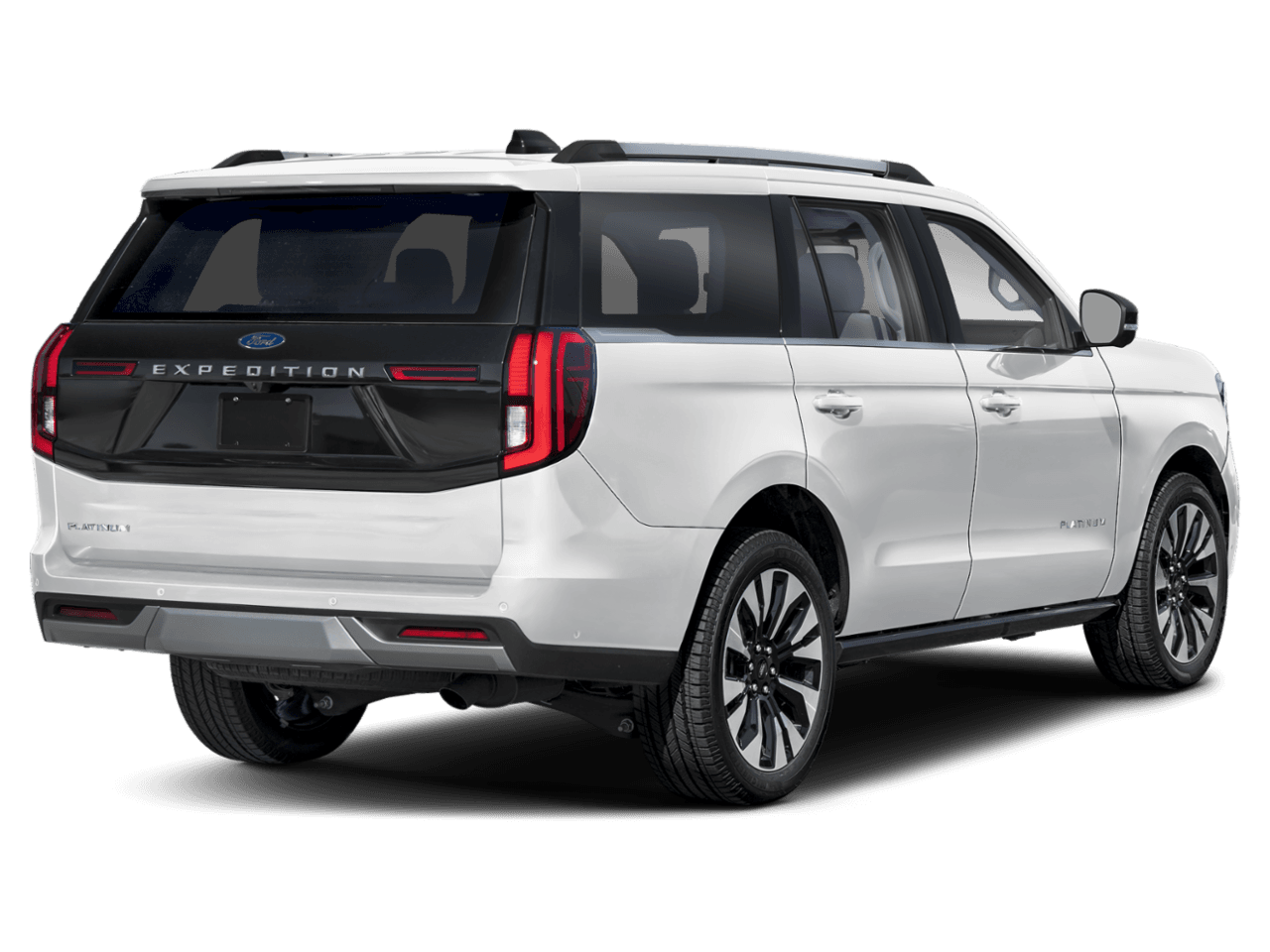 2026 Ford Expedition Platinum - Rear 3/4, facing to the right