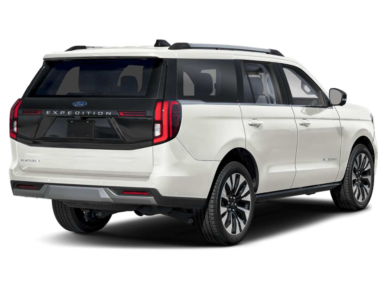 2026 Ford Expedition Platinum - Rear 3/4, facing to the right