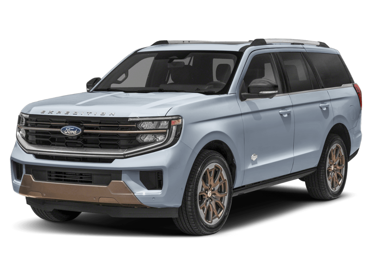 2026 Ford Expedition King Ranch - Front 3/4, facing to the left