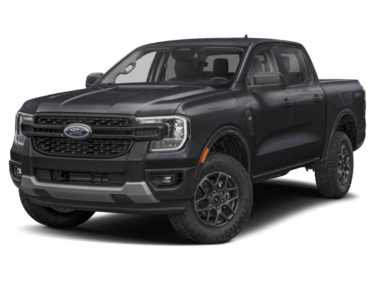 2026 Ford Ranger XLT - Front 3/4, facing to the left