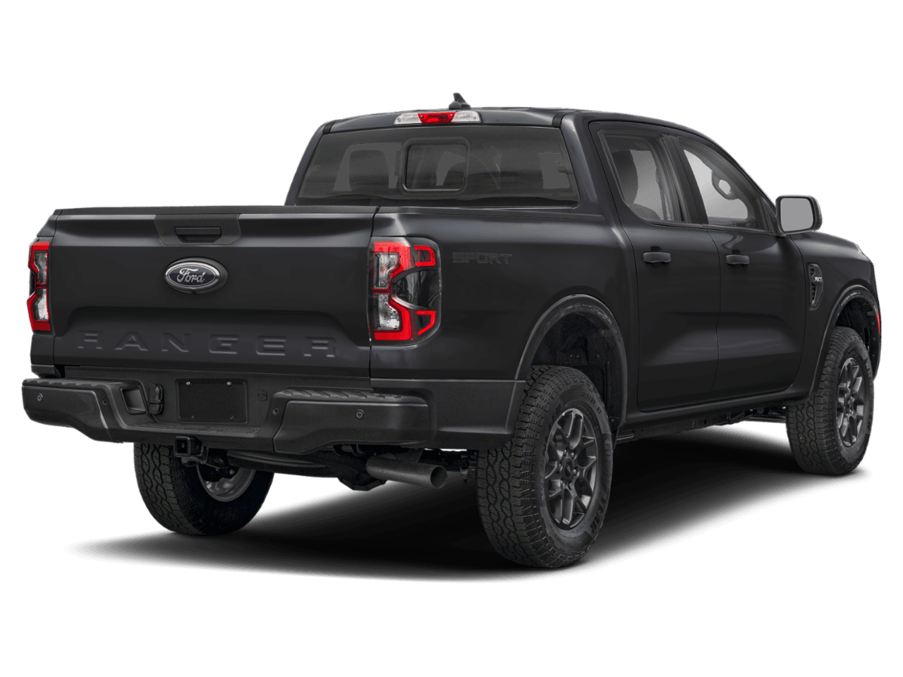 2026 Ford Ranger XLT - Rear 3/4, facing to the right