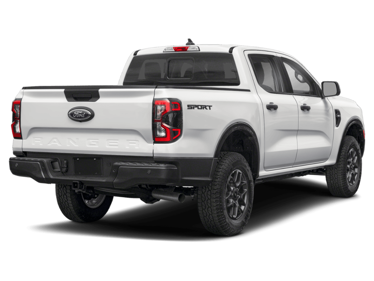 2026 Ford Ranger XLT - Rear 3/4, facing to the right