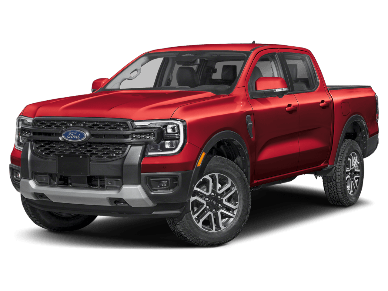 2026 Ford Ranger LARIAT - Front 3/4, facing to the left