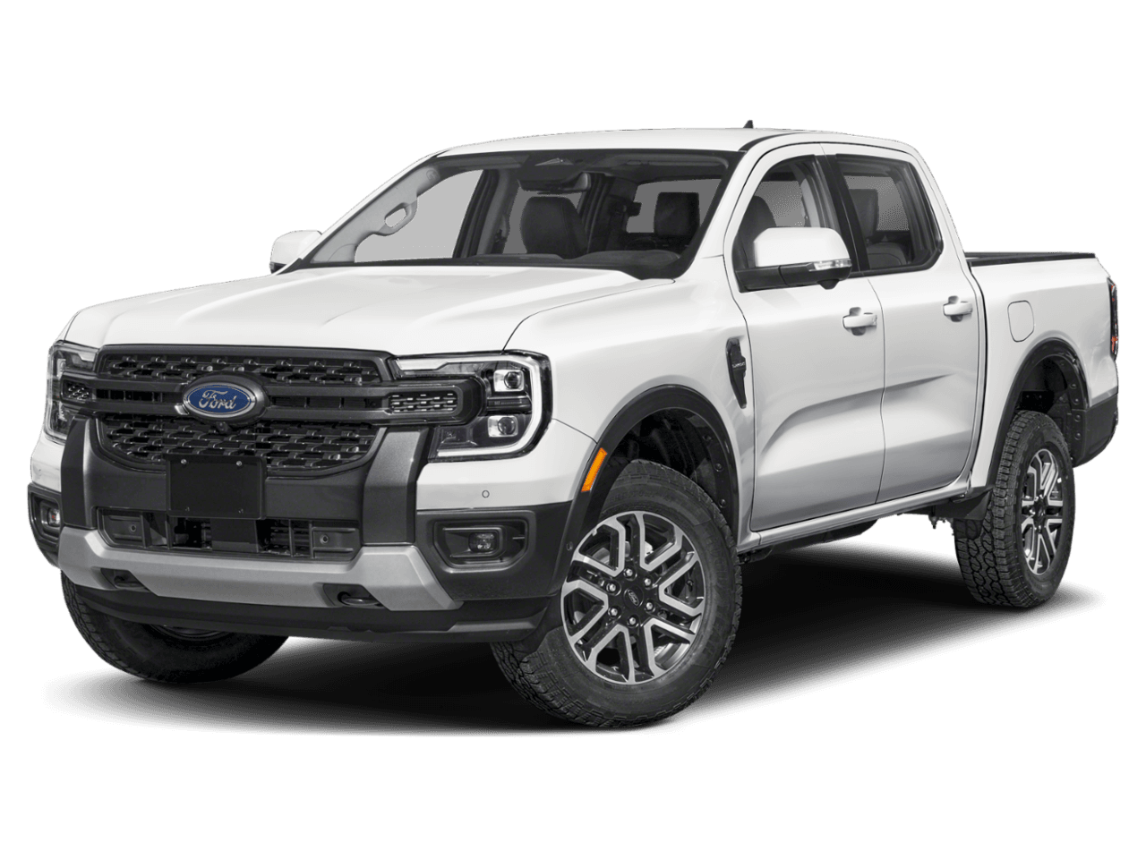 2026 Ford Ranger LARIAT - Front 3/4, facing to the left