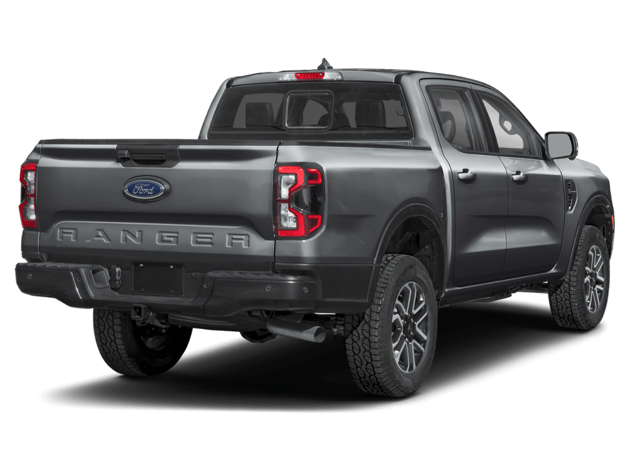 2026 Ford Ranger LARIAT - Rear 3/4, facing to the right