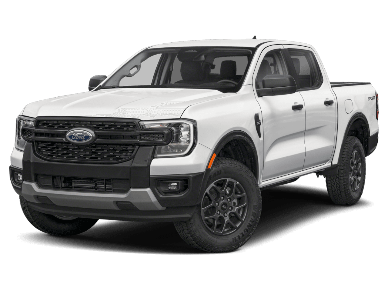 2026 Ford Ranger XLT - Front 3/4, facing to the left