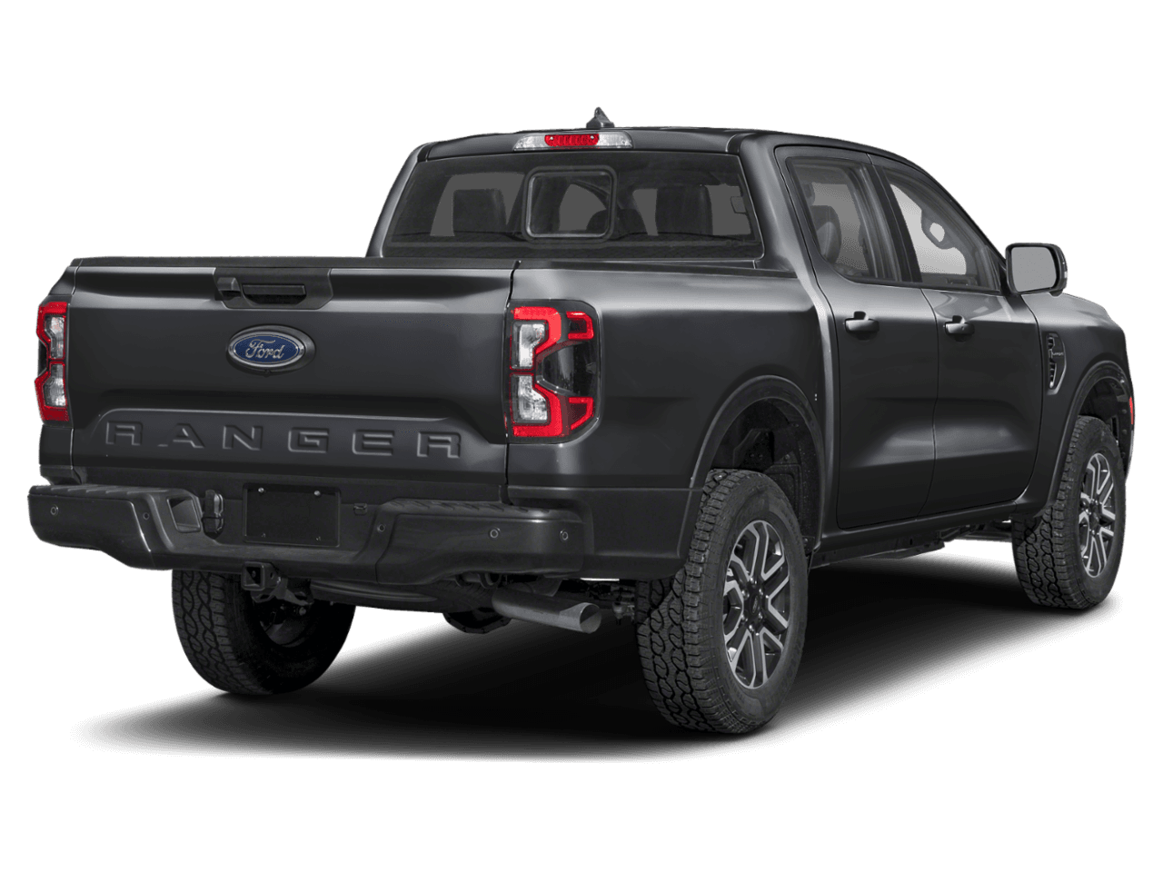 2026 Ford Ranger LARIAT - Rear 3/4, facing to the right