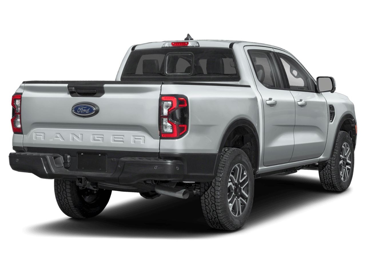 2026 Ford Ranger LARIAT - Rear 3/4, facing to the right