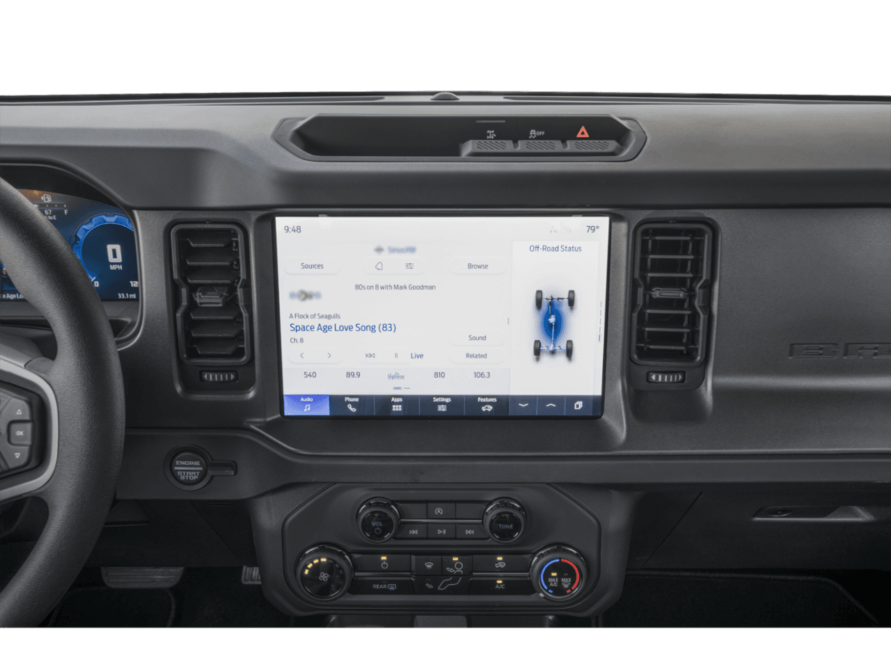 2026 Ford Bronco Base - Interior Stereo System