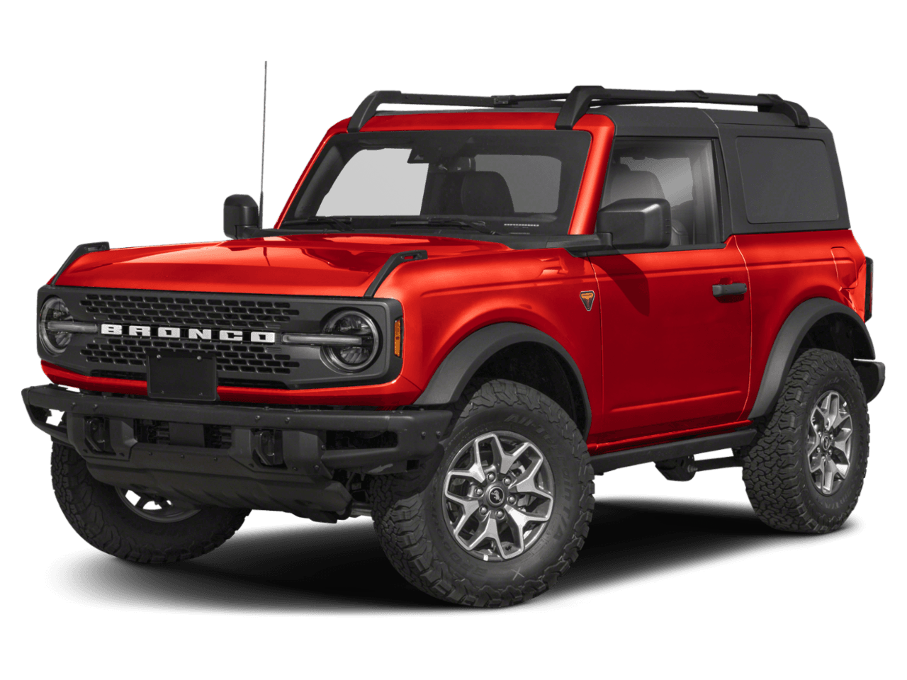 2026 Ford Bronco Badlands - Front 3/4, facing to the left