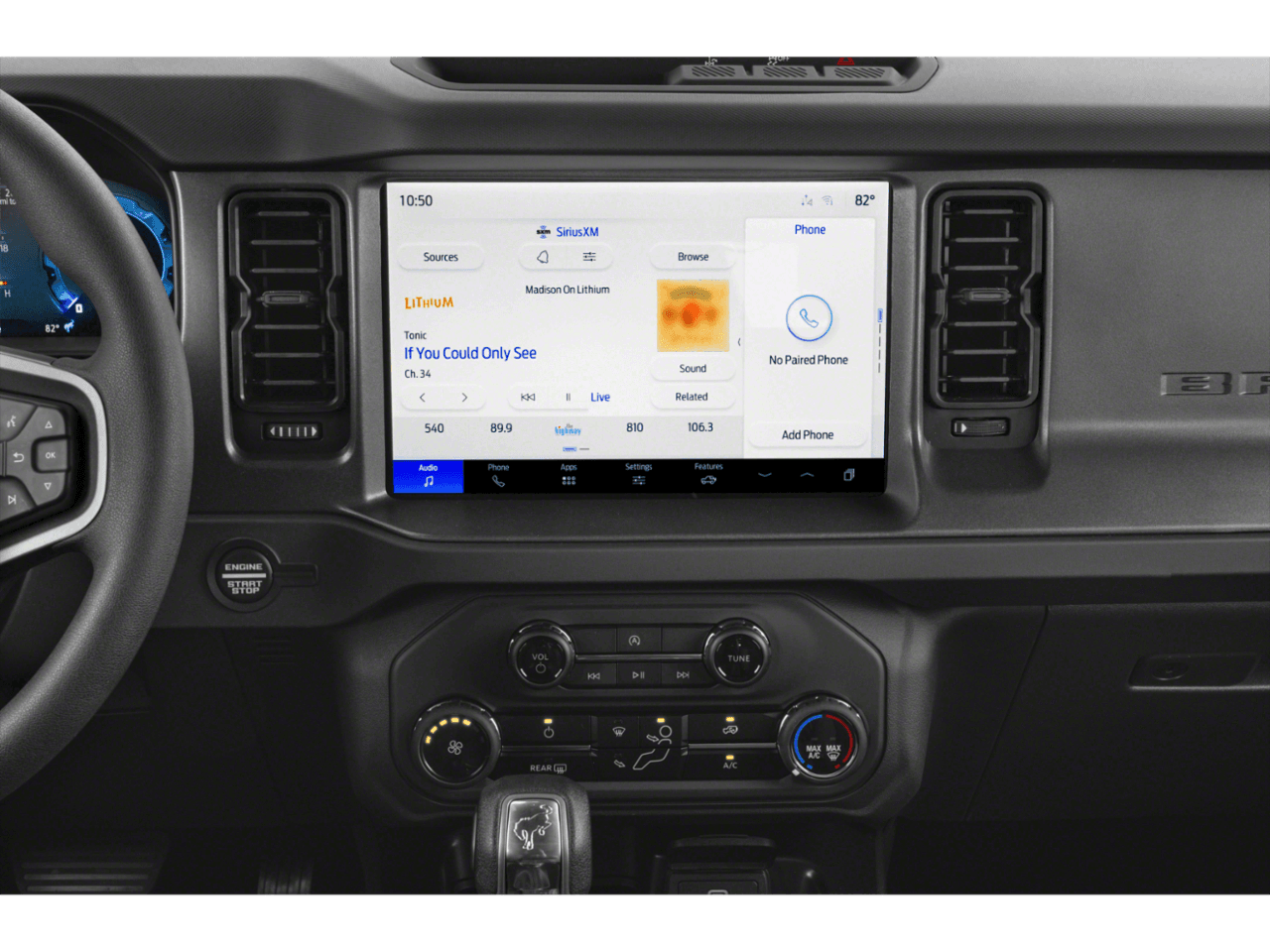 2026 Ford Bronco Base - Interior Stereo System