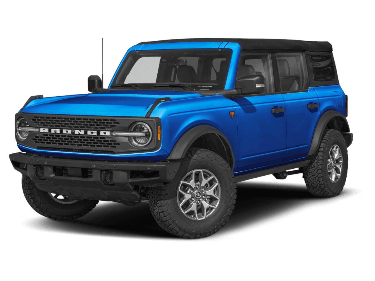 2026 Ford Bronco Badlands - Front 3/4, facing to the left