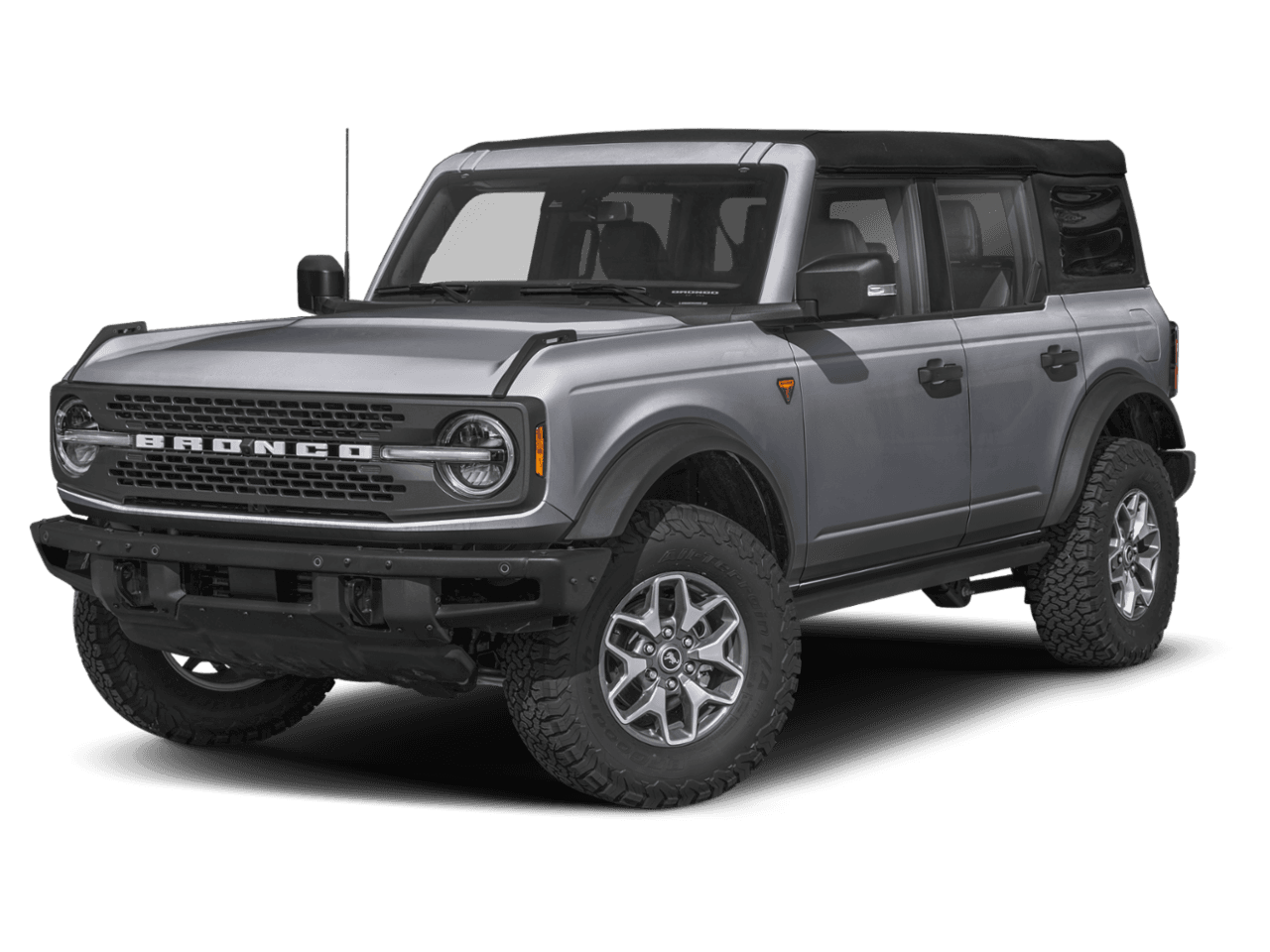 2026 Ford Bronco Badlands - Front 3/4, facing to the left