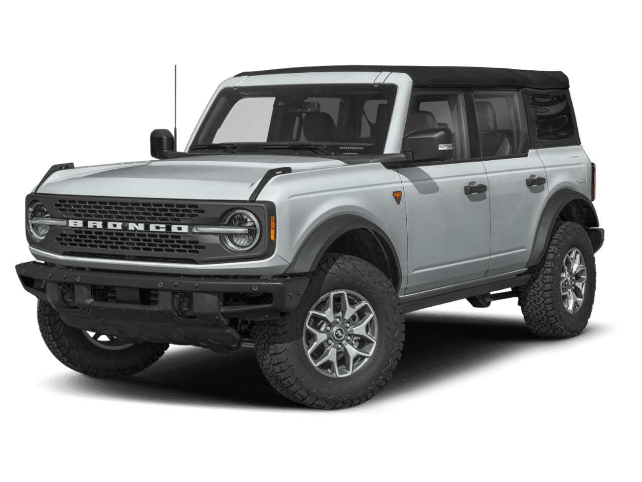 2026 Ford Bronco Badlands - Front 3/4, facing to the left