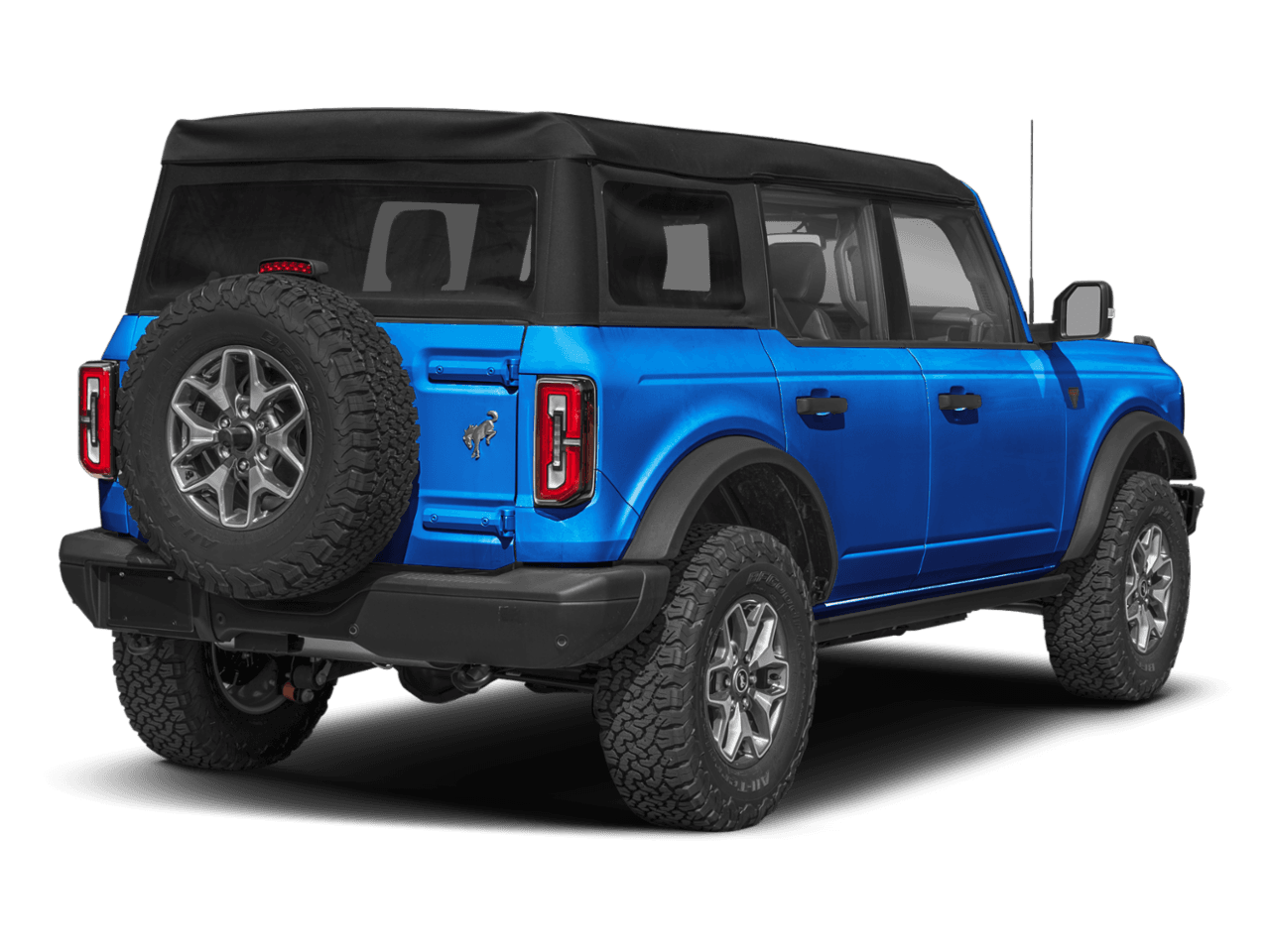 2026 Ford Bronco Badlands - Rear 3/4, facing to the right