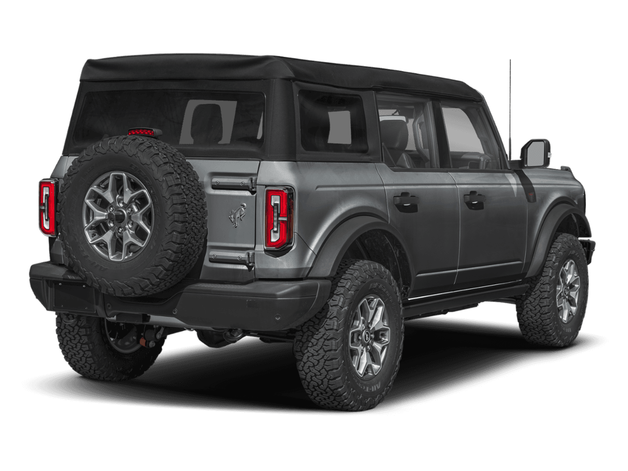 2026 Ford Bronco Badlands - Rear 3/4, facing to the right