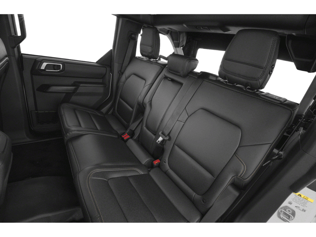 2026 Ford Bronco Badlands - Interior Rear seats