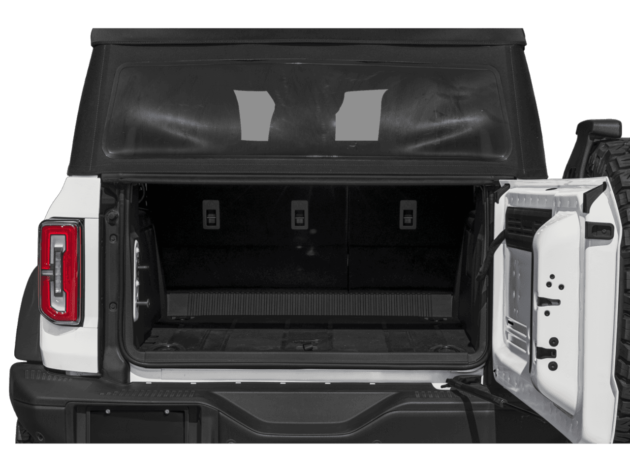 2026 Ford Bronco Badlands - Interior Trunk with Hatch Open Feature