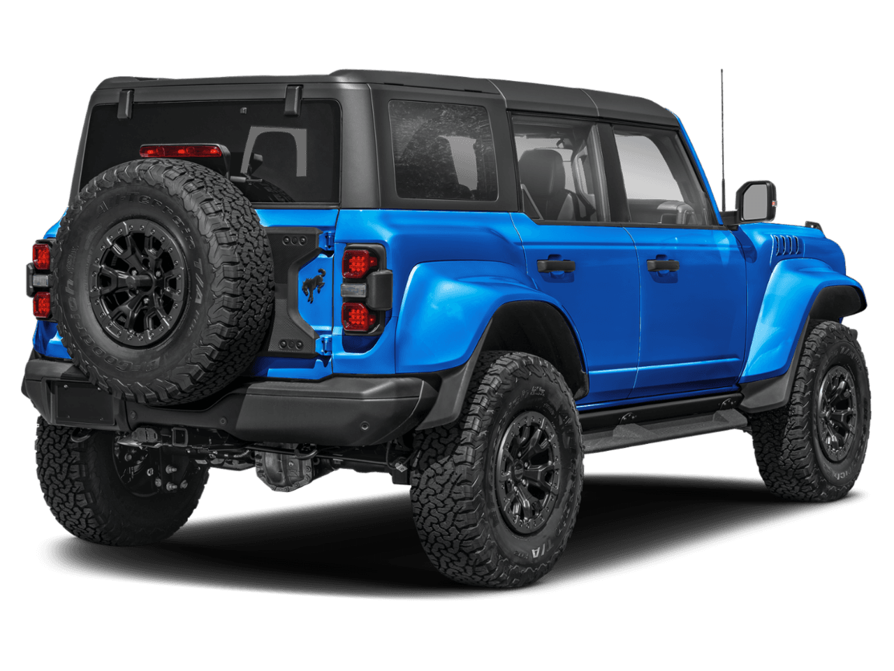 2026 Ford Bronco Raptor - Rear 3/4, facing to the right