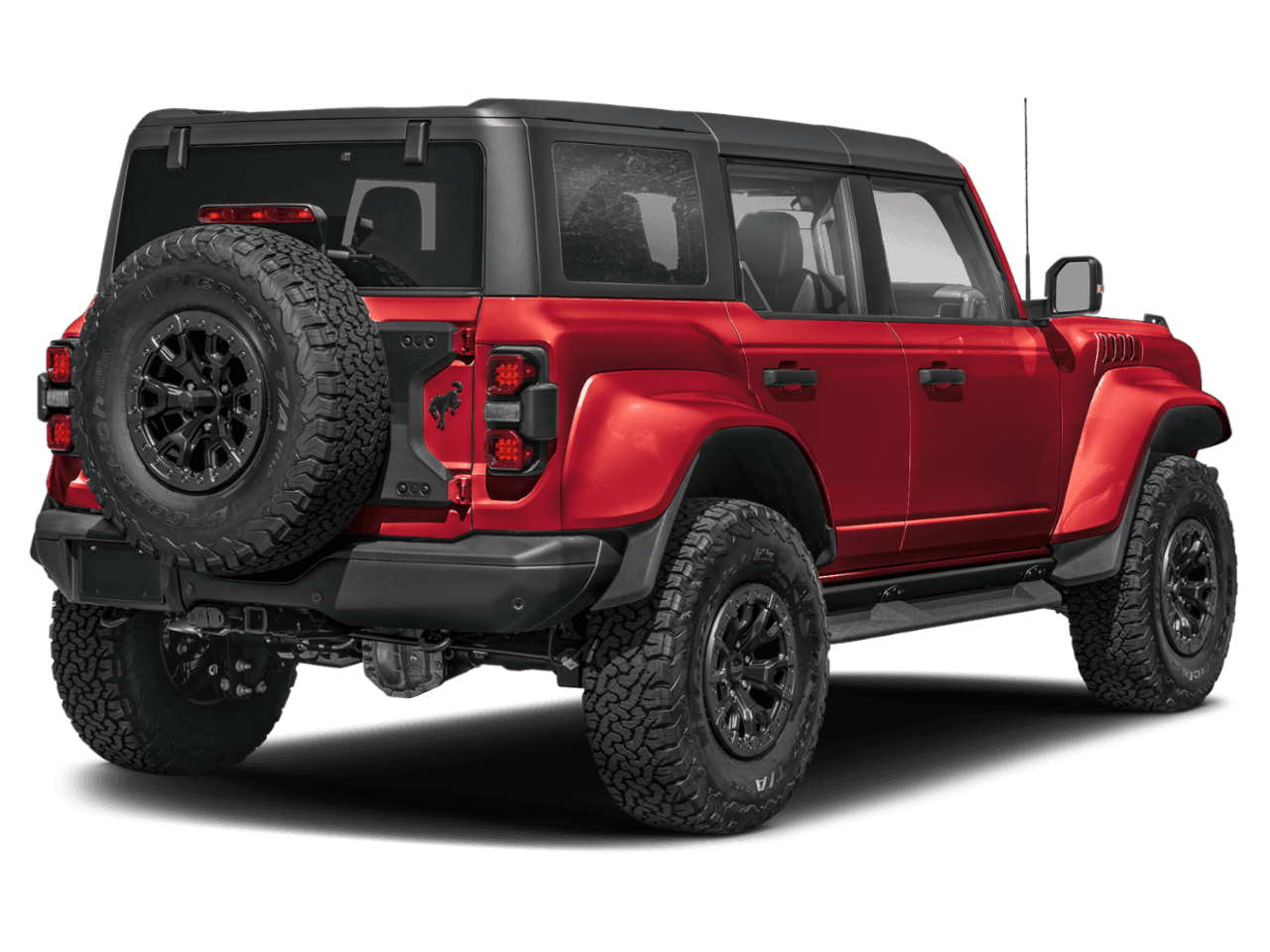 2026 Ford Bronco Raptor - Rear 3/4, facing to the right