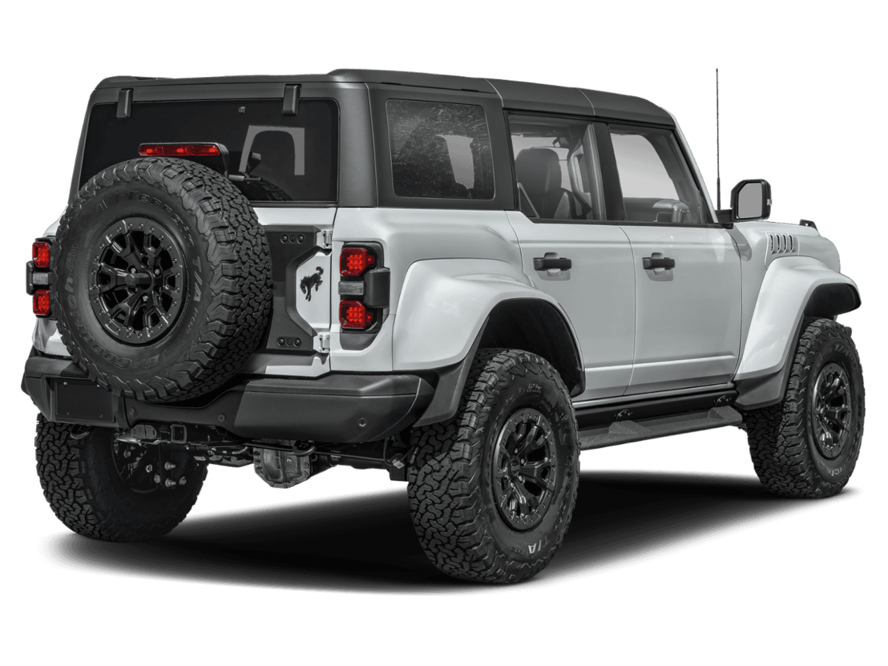 2026 Ford Bronco Raptor - Rear 3/4, facing to the right