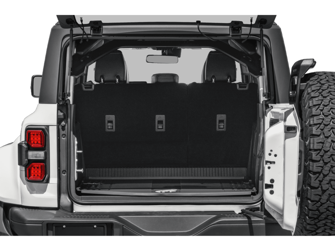 2026 Ford Bronco Raptor - Interior Trunk with Hatch Open Feature