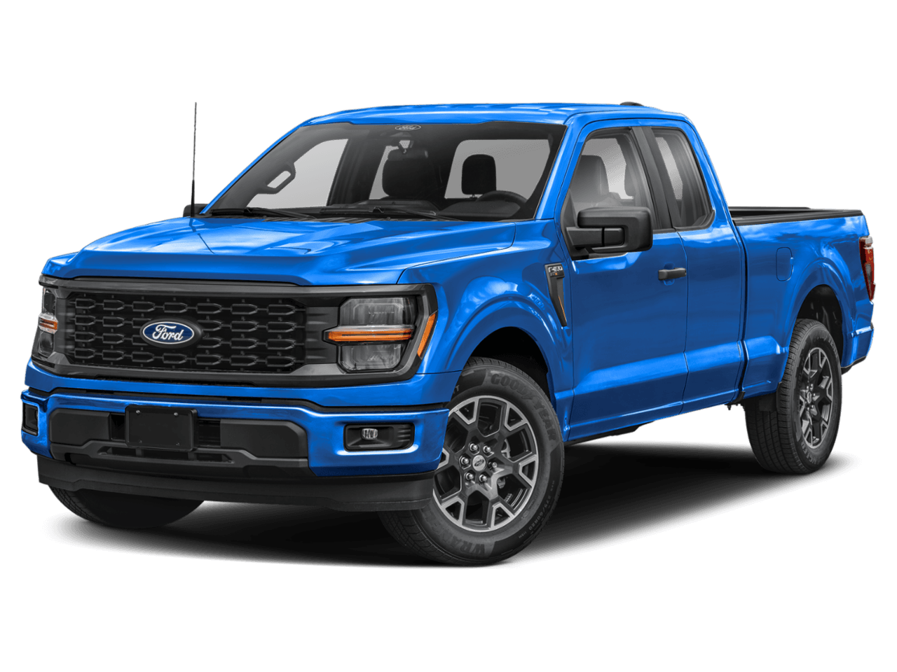 2026 Ford F-150 STX - Front 3/4, facing to the left
