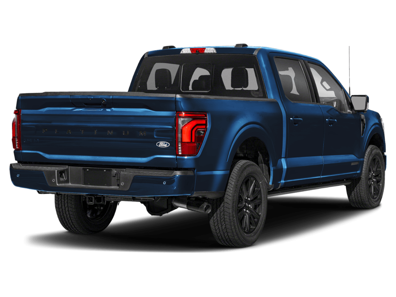 2026 Ford F-150 Platinum - Rear 3/4, facing to the right