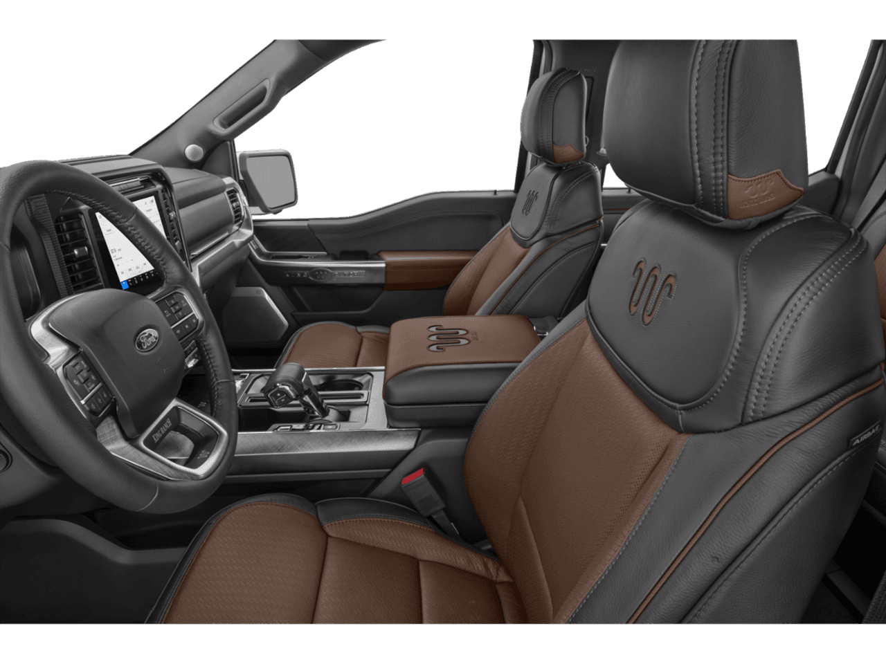 2026 Ford F-150 King Ranch - Interior Driver's Side with Door Open, Front Seat Feature