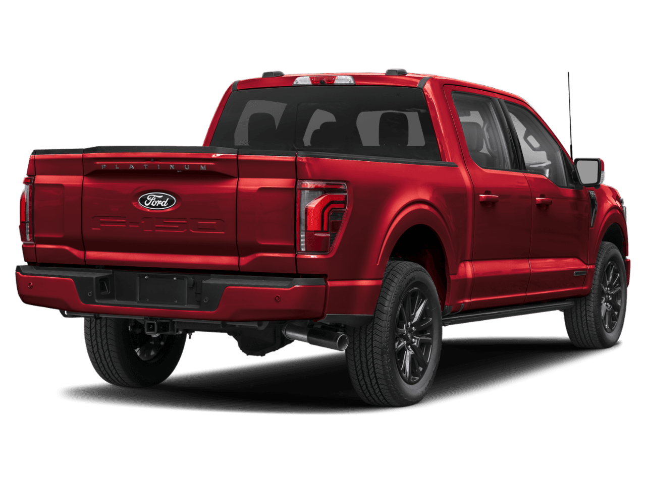 2026 Ford F-150 Platinum - Rear 3/4, facing to the right