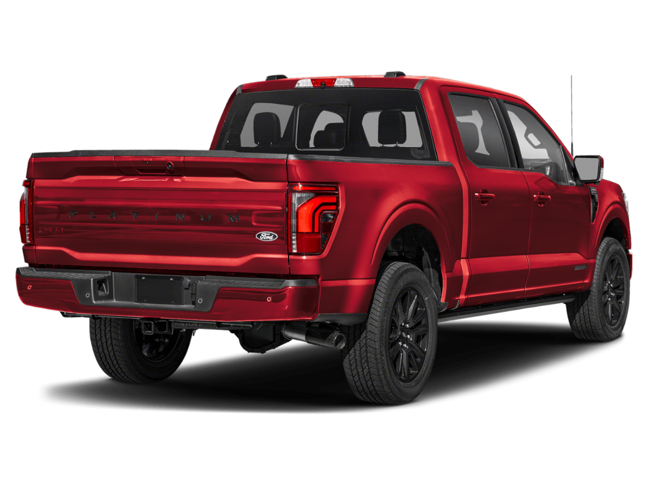 2026 Ford F-150 Platinum - Rear 3/4, facing to the right