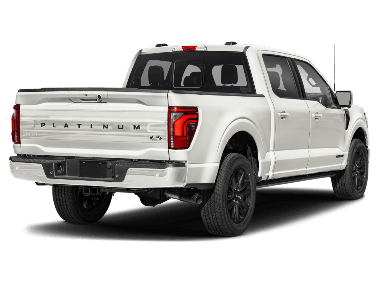 2026 Ford F-150 Platinum - Rear 3/4, facing to the right