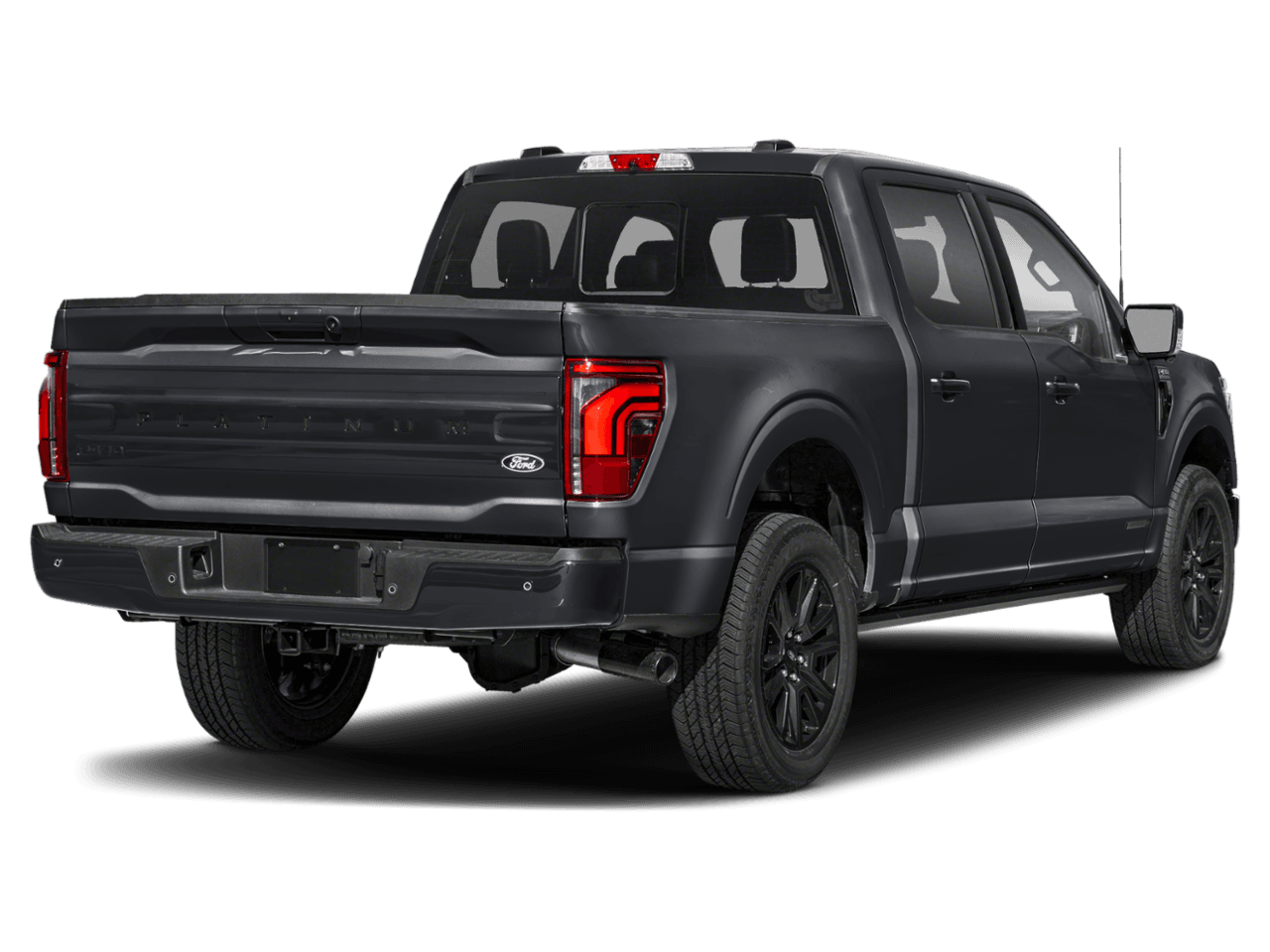 2026 Ford F-150 Platinum - Rear 3/4, facing to the right
