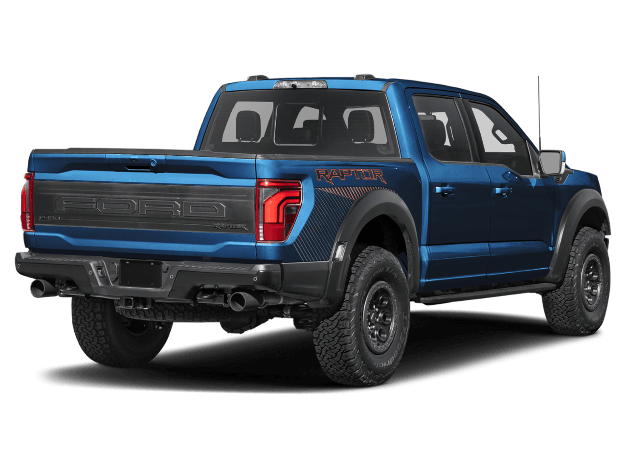 2026 Ford F-150 Raptor - Rear 3/4, facing to the right