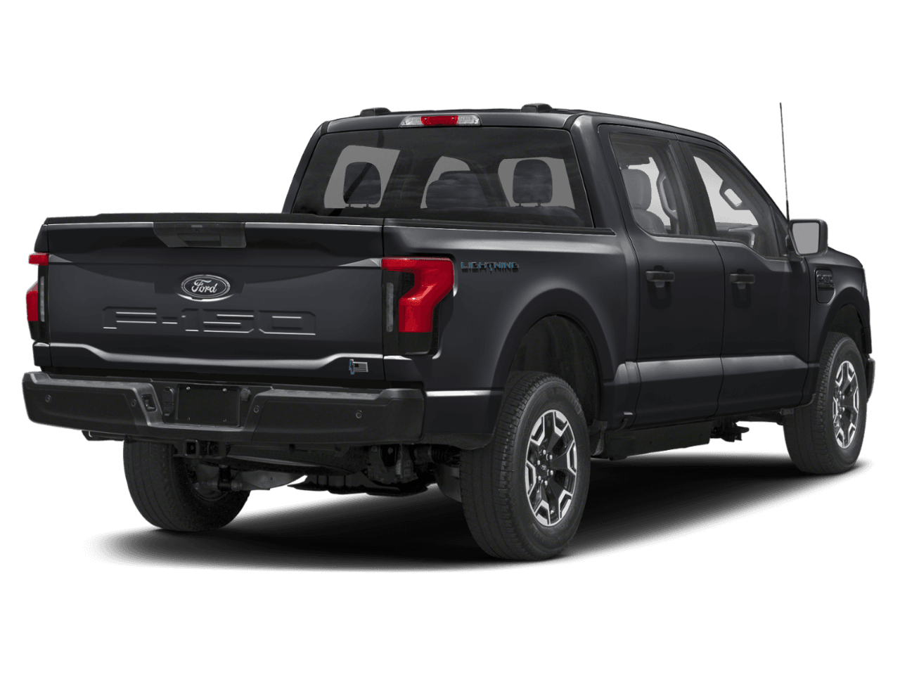2026 Ford F-150 Lightning Pro - Rear 3/4, facing to the right