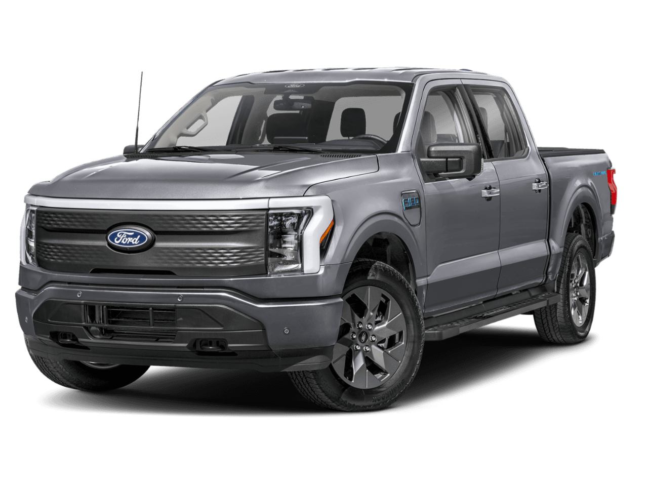 2026 Ford F-150 Lightning Flash - Front 3/4, facing to the left