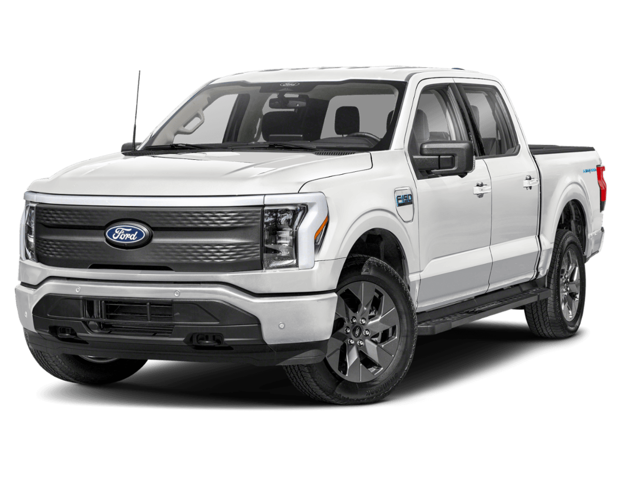 2026 Ford F-150 Lightning Flash - Front 3/4, facing to the left