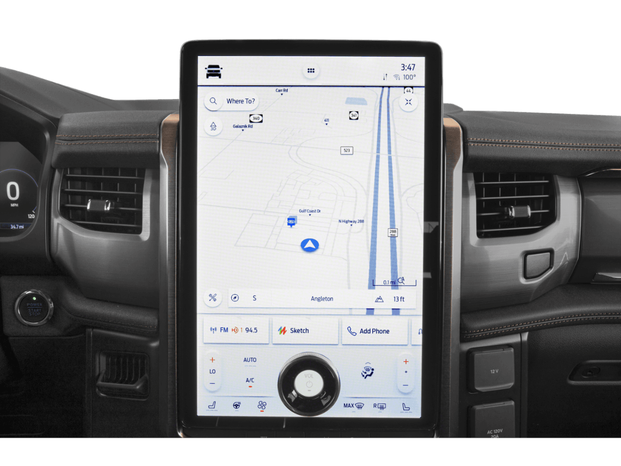 2026 Ford F-150 Lightning LARIAT - Interior Navigation System